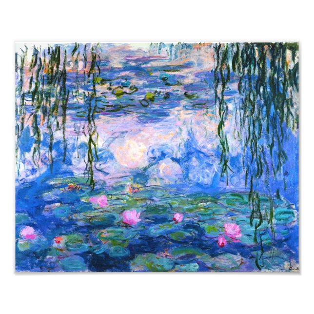 Skriv ut Monet Vatten Lilies Fototryck (Framsidan)