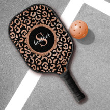 Skriv ut monogram leopard Animal