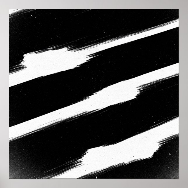 Skriv ut monokrom elegant | Contemporary svart Poster (Framsidan)