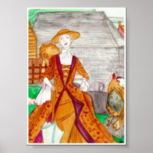 Skriv ut Mor Goose Archiption Poster