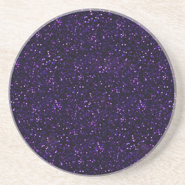 Skriv ut mörk Lila Glitter  Underlägg Sandsten (Framsidan)