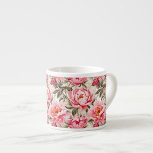 Skriv ut Mugg-Blommigt i Espresso Espressomugg