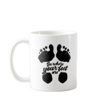 Skriv ut Mugg i svartvitt "Var är din föda"