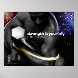 Skriv ut nationell styrka poster