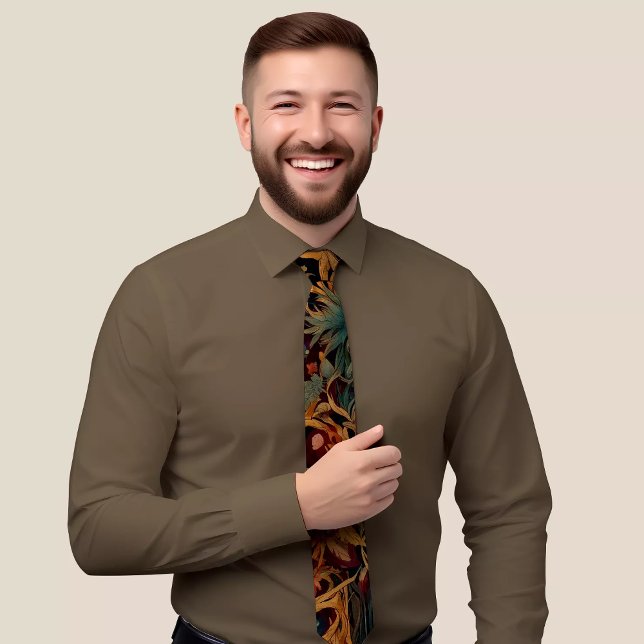 Skriv ut nätverkskort för fet Blommigt Slips (Skapare uppladdad)