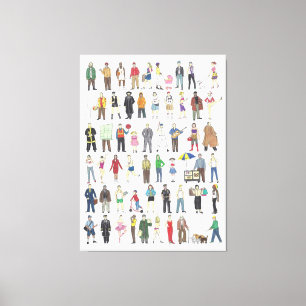 Skriv ut New York City Citizens Art Canvastryck