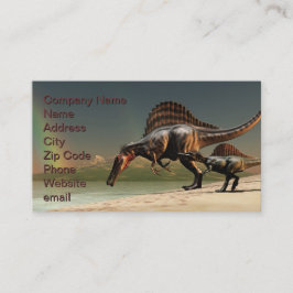 Skriv ut nosaurus Rainbow Visitkort