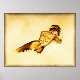 Skriv ut nr 1 i Pinup-serien Poster