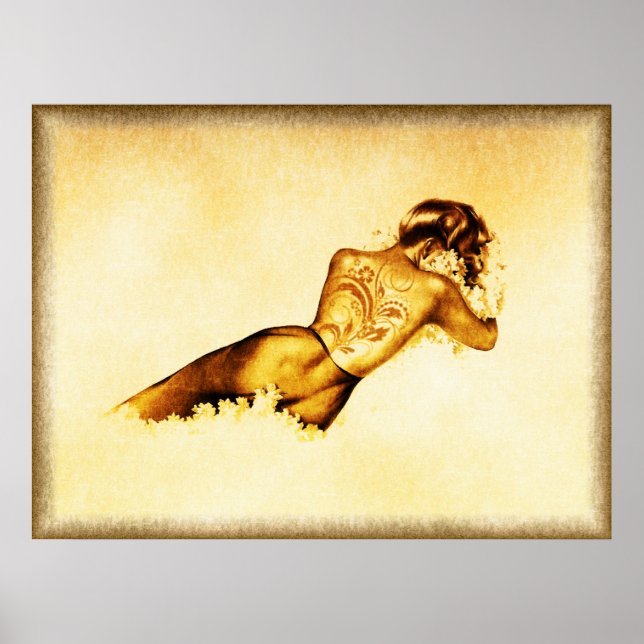 Skriv ut nr 1 i Pinup-serien Poster (Framsidan)