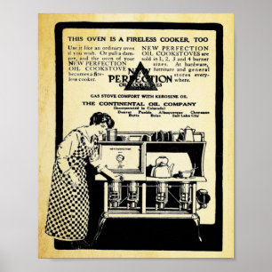 Skriv ut ny vintage för Perfektion-lager Poster
