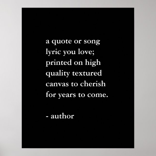 Skriv ut offert för anpassningsbar poster (Framsidan)