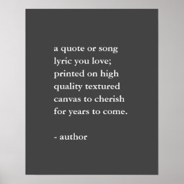 Skriv ut offert för anpassningsbar poster