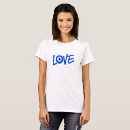 Skriv ut Öga KÄRLEK T Shirt