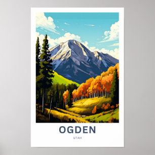Skriv ut Ogden Utah Travel Poster