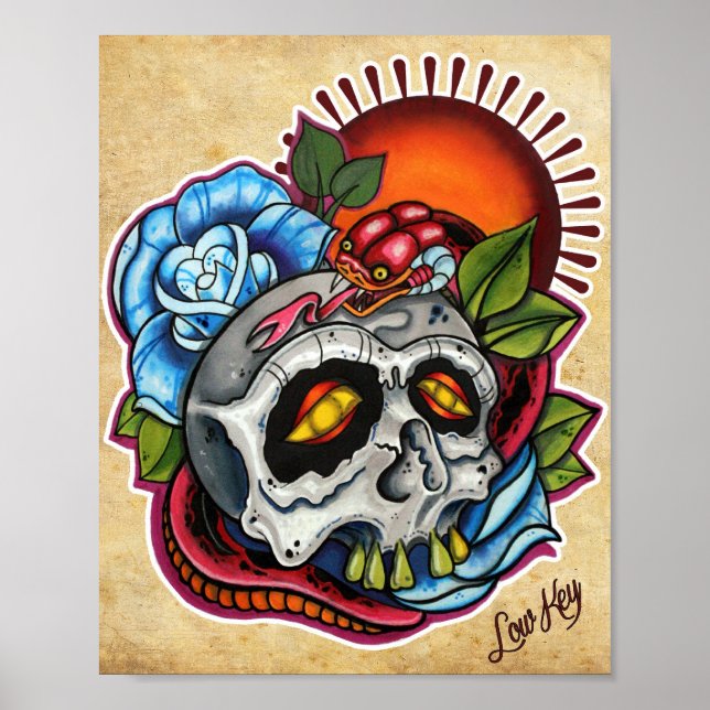 Skriv ut Ögon Poster (Framsidan)