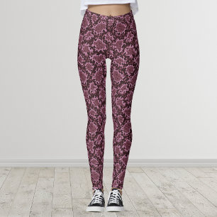 Skriv ut ögonblicksbild av rosa leggings