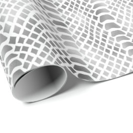 Skriv ut ögonblicksbild av silver presentpapper