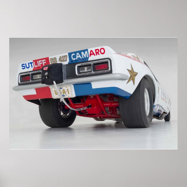 Skriv ut old school Camaro Poster (Framsidan)