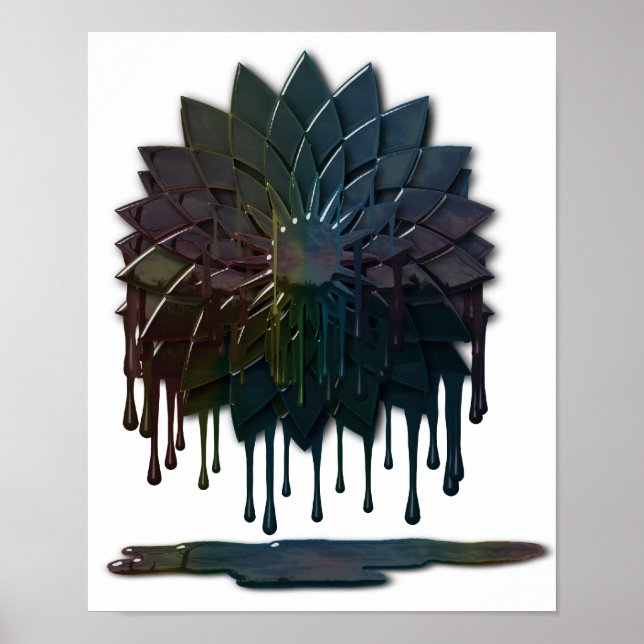 Skriv ut oljeutsläpp poster (Framsidan)