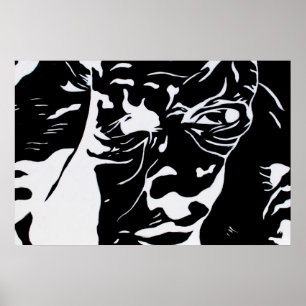 Skriv ut - om Djävulen är i vägen Poster