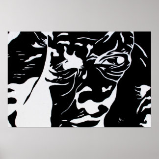 Skriv ut - om Djävulen är i vägen Poster