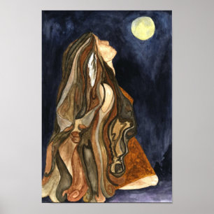 Skriv ut omvandlingsvattenfärg poster