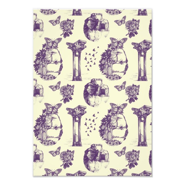 Skriv ut optisk Illusion Art Fototryck (Framsidan)