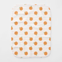 Skriv ut Orangar - Burp Cloth