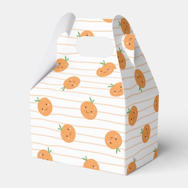 Skriv ut Orangar - favoritrutor Presentaskar (Baksidan Sidan)