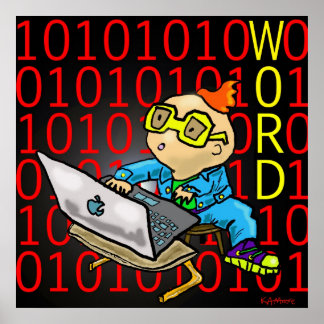 Skriv ut "Ord"- efter Kev Moore Poster