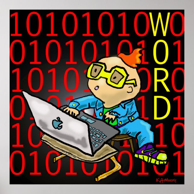 Skriv ut "Ord"- efter Kev Moore Poster (Framsidan)