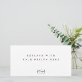 SKRIV UT ORDER 8 x 4 tums liggande, brett kort