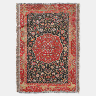 Skriv ut Oriental Persian Salting Carpet Print Filt