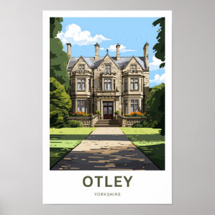 Skriv ut Otley Yorkshire Travel Poster