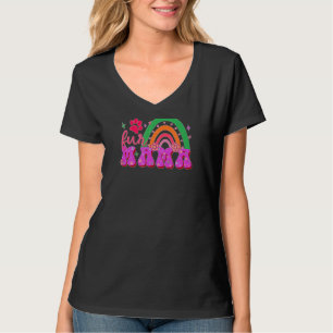 Skriv ut överordnad Hund i kattpapp i päls Mamma T Shirt