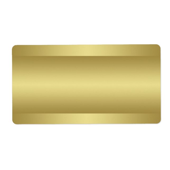 Skriv ut på adressetiketten Home Guld Tone Fraktsedel (Framsidan)