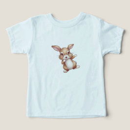 Skriv ut på Cute Bunny Småbarn T-Shirt Kid Animal