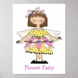 Skriv ut på Cute Girls Fairy Poster