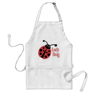 Skriv ut på Cute Ladybug Animal Förkläde