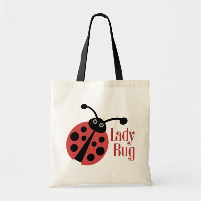Skriv ut på Cute Ladybug Animal Tygkasse (Framsidan)
