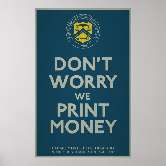Skriv ut på finansdepartementet poster (Framsidan)