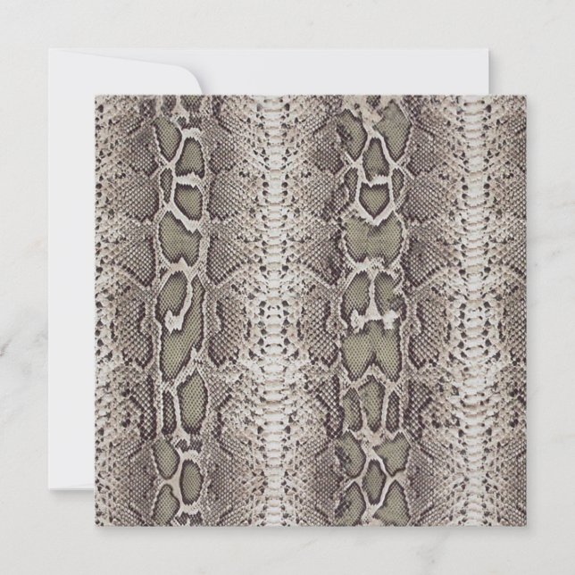 Skriv ut på Snake Skin Animal (Framsida)