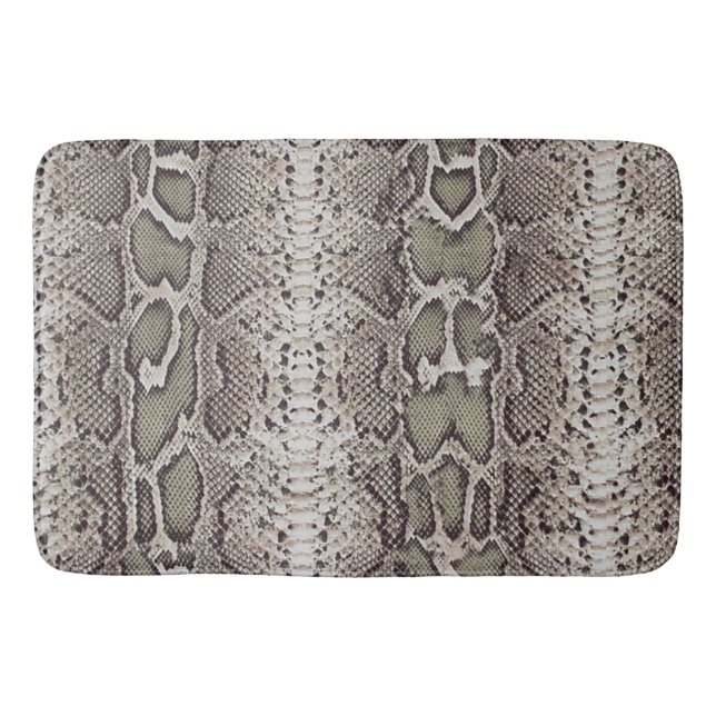 Skriv ut på Snake Skin Animal Badrumsmatta (Framsidan)