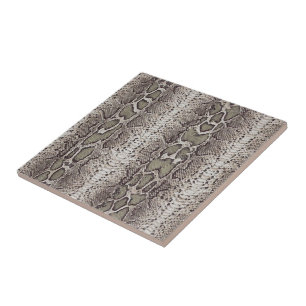 Skriv ut på Snake Skin Animal Kakelplatta