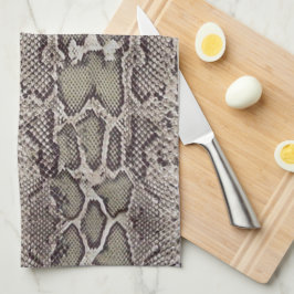 Skriv ut på Snake Skin Animal Kökshandduk