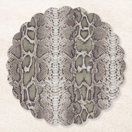 Skriv ut på Snake Skin Animal Underlägg Papper