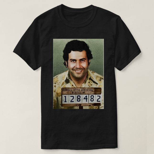 Skriv ut PABLO ESCOBAR Art Board T Shirt (Design framsida)
