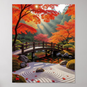Skriv ut, Pappert värde för tranquil Zen GardPoste Poster