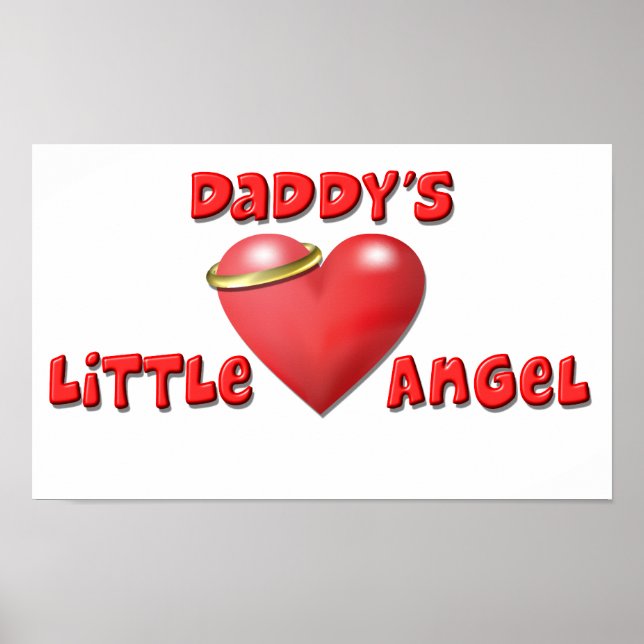 Skriv ut pappor Little Angel Poster (Framsidan)