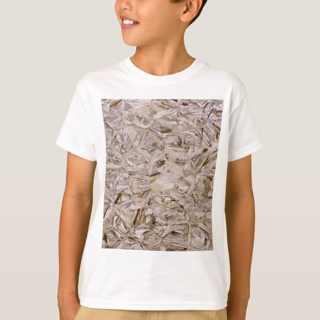 Skriv ut "Particle OSB Construction Plywood" Tee Shirt (Framsida)